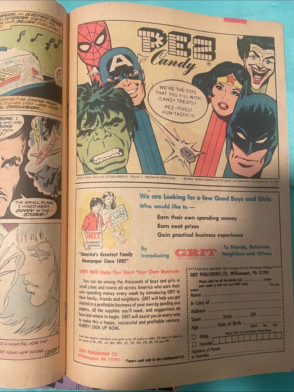 DC GHOSTS Comic no. 96 Jan  1981 — Red, Blue, Cream - Picture 3 of 8